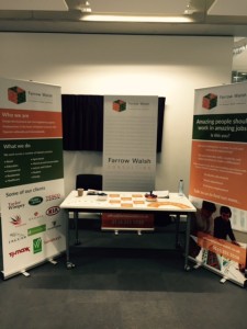 A Farrow Walsh stand at Leicester College Apprenticeship Careers Fair